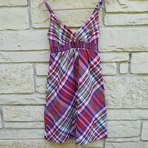 Easy breezy plaid sun dress